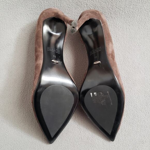 Tony‎ Bianco Alyx Heels in Espresso Suede Size 9.5 TONR-WZ730 Stiletto - Picture 10 of 11